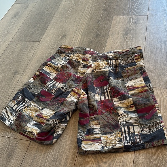 Men’s Patagonia Hybrid Swim Active Shorts Size 32 Printed Patchwork - Picture 1 of 7